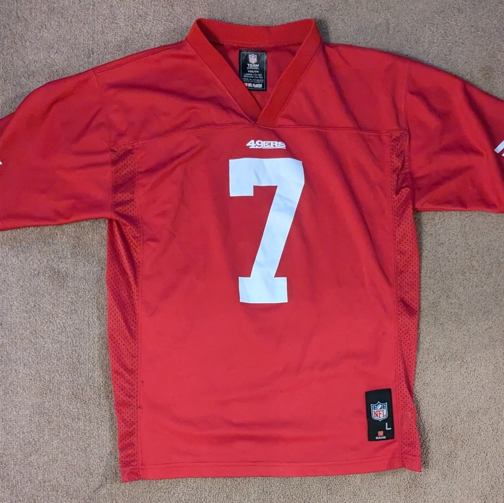 NFL Players San Francisco 49ers #7 Kaepernick Jersey Youth Large